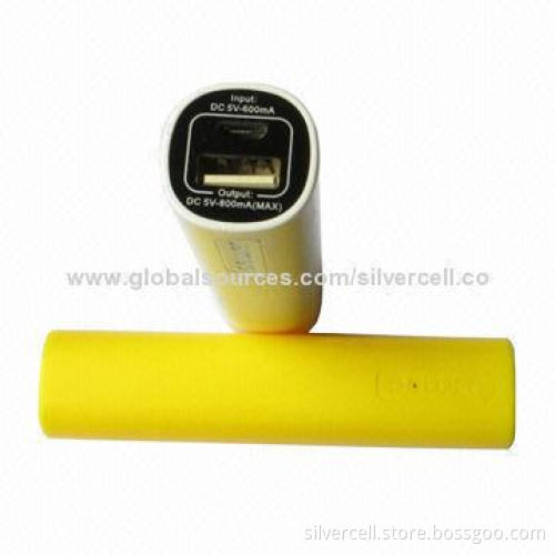 Potable Power Banks for Mobile Phones, with CE Mark and 2,600mAh Capacity